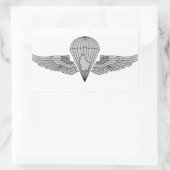MPAA Senior Static Line Parachutist Rechteckiger Aufkleber (Tasche)