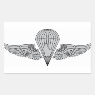 MPAA Senior Static Line Parachutist Rechteckiger Aufkleber