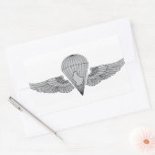 MPAA Senior Static Line Parachutist Rechteckiger Aufkleber (Umschlag)