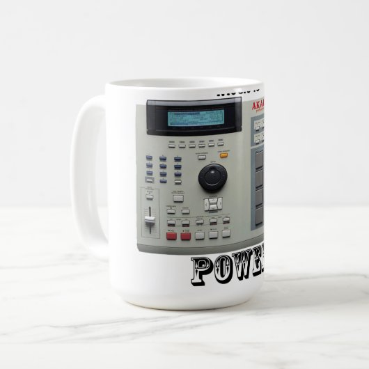 MPC Musik ist Power-Tasse Kaffeetasse (Vorderseite Links)