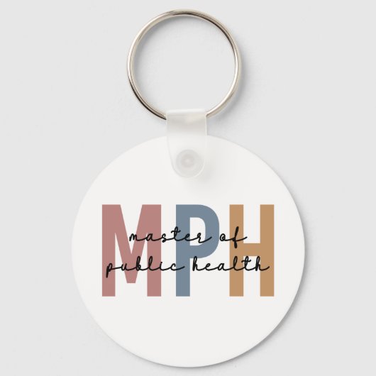 MPH Master of Public Health Abschluss Schlüsselanhänger (Vorderseite)