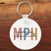 MPH Master of Public Health Abschluss Schlüsselanhänger (Rückseite)