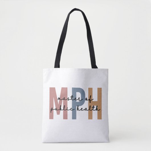 MPH Master of Public Health Abschluss Tasche (Vorderseite)