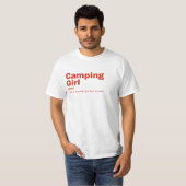 mping Girl - Camping T-Shirt (Vorne ganz)