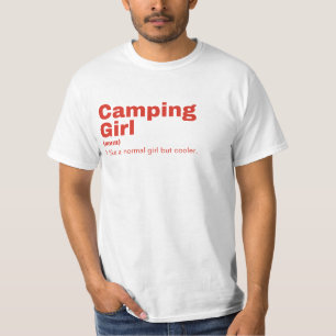 mping Girl - Camping T-Shirt