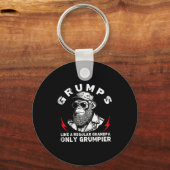 Mps Like A Regular Grandpa Only Mer Monkey (on Bac Schlüsselanhänger (Vorderseite)