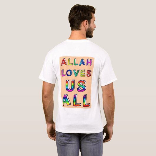 MPV - Allah-Lieben wir aller T - Shirt (Schwarz voll)