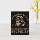 Mpy Alter Mann - Mein Grad An Sarkasmus Lustiger A Karte (Gelbe Blume)