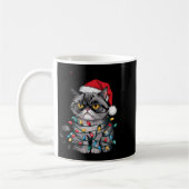 Mpy Christmas Cat Jolly Enough Funny Holiday Kaffeetasse (Links)