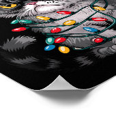 Mpy Christmas Cat Jolly Enough Funny Holiday  Poster (Ecke)