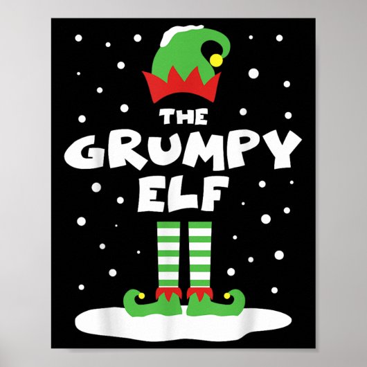 Mpy Elf Matching Group Familienurlaub Weihnachten  Poster (Vorne)