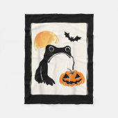 Mpy Frog Japanese Art Men Women Kids Funny Hallowe Fleecedecke (Vorderseite)