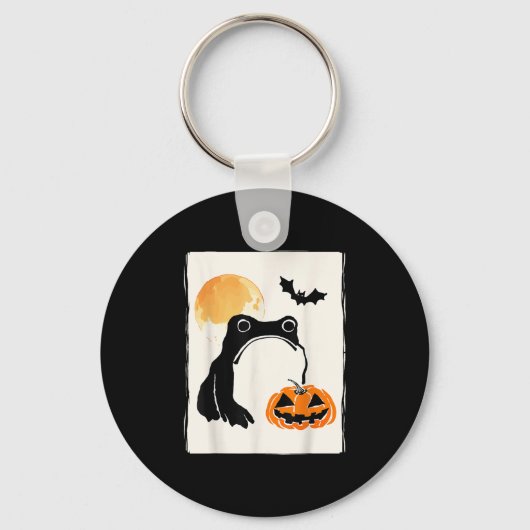 Mpy Frog Japanese Art Men Women Kids Funny Hallowe Schlüsselanhänger (Vorderseite)