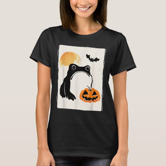 Mpy Frog Japanese Art Men Women Kids Funny Hallowe T-Shirt (Vorderseite)