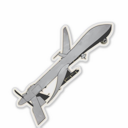 MQ-1 Predator, UAV-Flugzeug Aufkleber (Vorderseite)