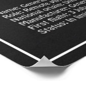 MQ-1 Predator UAV - Flugzeugkonzept für Paris PD Poster (Ecke)