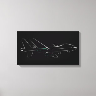 MQ-9-Sensenmann Leinwanddruck