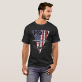 Mq-9 Sensenmann Uav Drone Rpv Pilotprogramm Patrio T-Shirt (Vorne ganz)