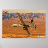 MQ-9A-SENSENMANN POSTER (Vorne)