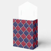 MQF-Sequins-Blue-Raspberry-Silver-Zent-Bevorzugung Geschenkschachtel (Geöffnet)