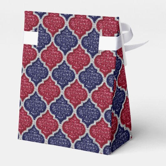 MQF-Sequins-Blue-Raspberry-Silver-Zent-Bevorzugung Geschenkschachtel (Rückseite)