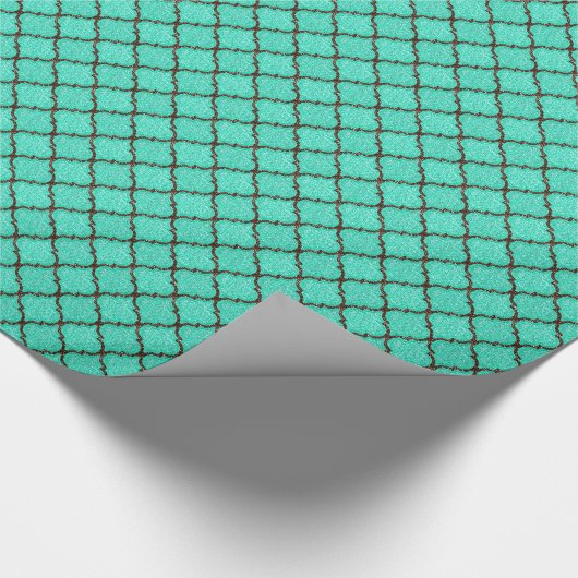 MQF Sequins-Mint-Chocolate-GIFT-WRAP Geschenkpapier (Ecke)