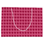MQF Sequins-Pink-Magenta-GIFT BAG L Große Geschenktüte (Rückseite)