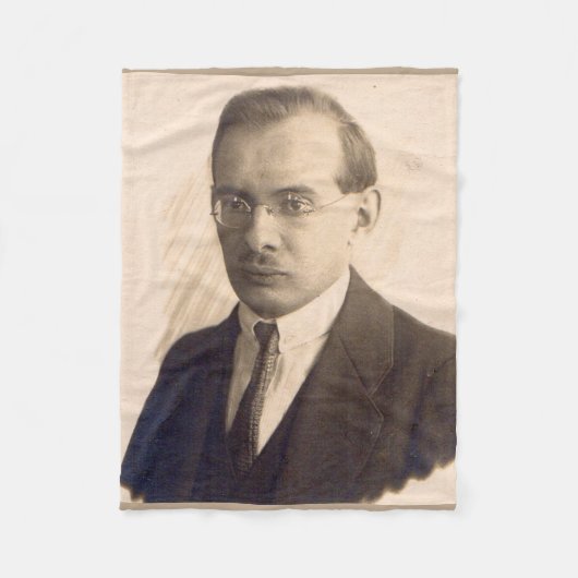 Mr. 1920s Scientist Fleecedecke (Vorderseite)