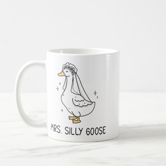 Mr Albern Goose und Mrs. Albern Goose Couple Match Kaffeetasse (Links)