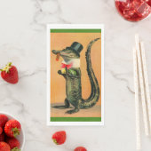 Mr. Alligator Guest Towels Serviette (Beispiel)