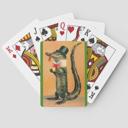 Mr. Alligator Playing Cards Spielkarten (Rückseite)