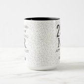 Mr Always Right Fun 25 Jahre Silver Hearts Tasse (Zentrum)