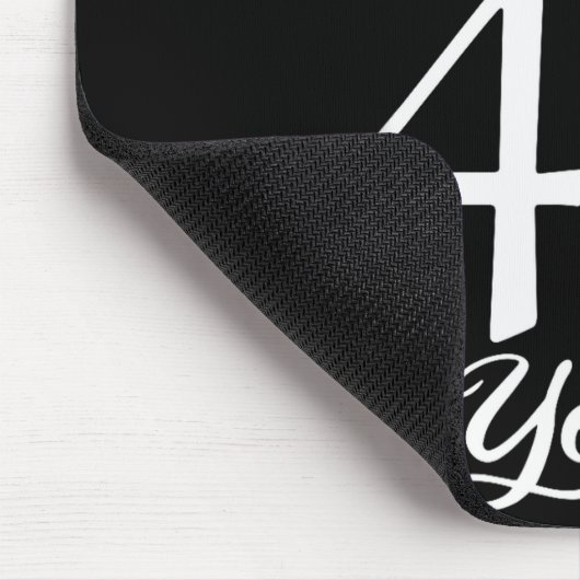 Mr. & Mrs. For 40 Years 40th Wedding Anniversa Mousepad (Ecke)