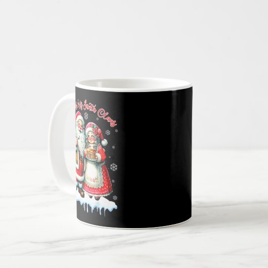 Mr &amp; Mrs Santa Claus Christmas Matching Couple Kaffeetasse (Vorderseite Links)