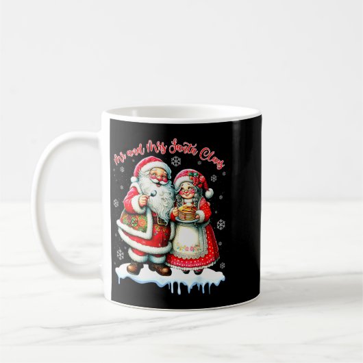 Mr & Mrs Santa Claus Christmas Matching Couple Kaffeetasse (Links)