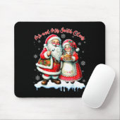 Mr &amp; Mrs Santa Claus Christmas Matching Couple Mousepad (Mit Mouse)