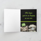 Mr. and Mrs. Cat Anniversary Card Karte (Innenseite)