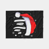 Mr And Mrs Claus Couples Matching Christmas Pajama Fleecedecke (Vorderseite (Horizontal))