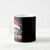 Mr And Mrs Claus Couples Matching Christmas Pajama Kaffeetasse (Vorderseite Links)