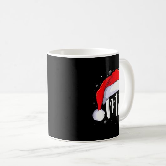 Mr And Mrs Claus Couples Matching Christmas Pajama Kaffeetasse (VorderseiteRechts)