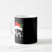 Mr And Mrs Claus Couples Matching Christmas Pajama Kaffeetasse (Vorderseite Links)