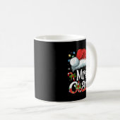 Mr And Mrs Claus Couples Matching Christmas Pajama Kaffeetasse (VorderseiteRechts)