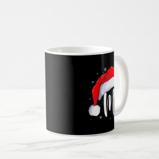 Mr And Mrs Claus Couples Matching Christmas Pajama Kaffeetasse (VorderseiteRechts)