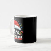 Mr And Mrs Claus Couples Matching Christmas Pajama Kaffeetasse (Vorderseite Links)