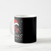 Mr And Mrs Claus Couples Matching Christmas Pajama Kaffeetasse (Vorderseite Links)