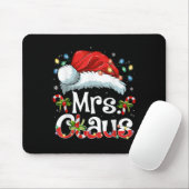 Mr And Mrs Claus Couples Matching Christmas Pajama Mousepad (Mit Mouse)