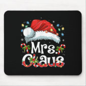Mr And Mrs Claus Couples Matching Christmas Pajama Mousepad (Vorne)