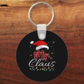 Mr And Mrs Claus Couples Matching Christmas Pajama Schlüsselanhänger (Vorderseite)