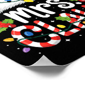 Mr And Mrs Claus Couples Matching Christmas  Poster (Ecke)