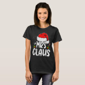 Mr And Mrs Claus Couples Matching Christmas Santa T-Shirt (Vorne ganz)